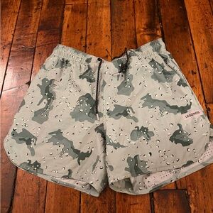 Legends Men's Athletic Camo Shorts - Green